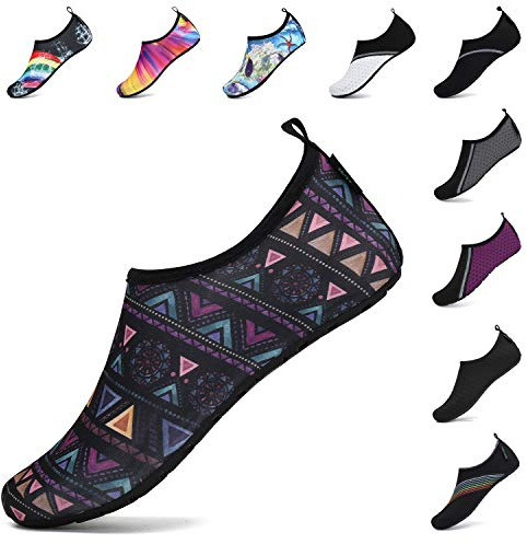 SAGUARO Verano Zapatos de Agua Secado Rápido para Hombre Mujer Secado Rápido Escarpines Deportes acuáticos Unisex-Adulto Cuadriculado 40/41 EU