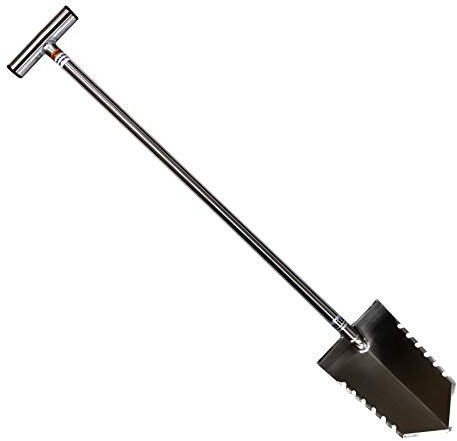 Pala Professionale Acciaio Emiter T140 Sand Scoop Metal Detector Alta qualità per terreni duri ottimo taglio