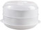 Baoblaze Microwave Food Steamer for Cooking Heating Steamer Dish Veggies Cookware for Home kitchen and office, S 2 Tier