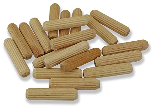 Mprofi MT® 250g-Espigas de Madera-8x35mm-Aprox.200-220 Unidades-Tacos de Madera de Haya-Clavijas de Madera-Clavijas Invisibles-Ideal para Carpinteros y Aficionados al Bricolaje