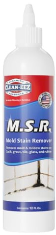 Clean-eez Mold Stain Remover Gel | Powerful Mold and Mildew Stain Remover for Caulk and Almost Any Bathroom Surface Like Grout, Glass, Tile and Rubber | Made In USA from US Company