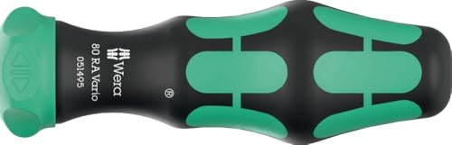 Wera 05051495001 80 RA Vario Handhalter mit Ratschenfunktion, 6 x 115 mm