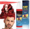 Haarspray Farbe - 30ml Temporäre Haarfarbe Spray Rot, Natürliche Haartönung Temporäre Haarfarbe Temporary Hair Color Spray, Haarfarbe Auswaschbar Haar Colorationen für Party Cosplay Halloween (Red)