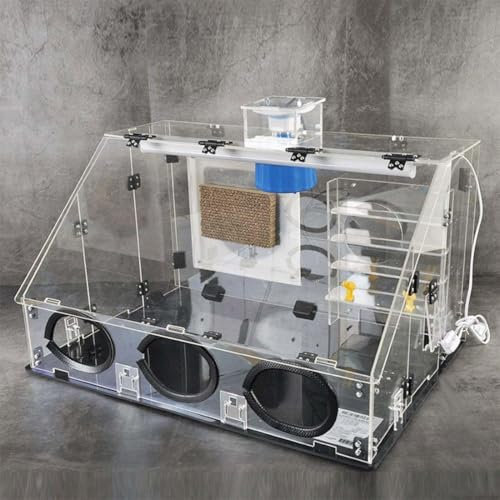 Kit de cabina de pulverización portátil con luces LED y ventilador de escape para secado rápido en pintura de aerografía