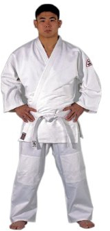 DANRHO Judo Anzug Tong-Il, Dojo-Line Danrho weiß 110 cm