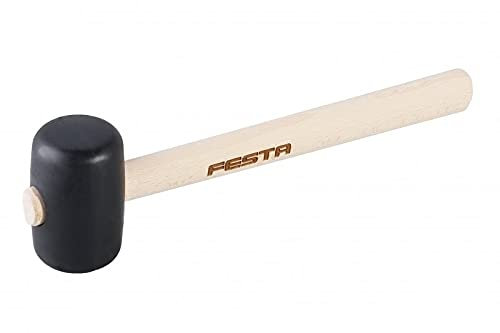 FESTA - Maillet en caoutchouc professionnel 400 g, 50 mm, 31 cm.