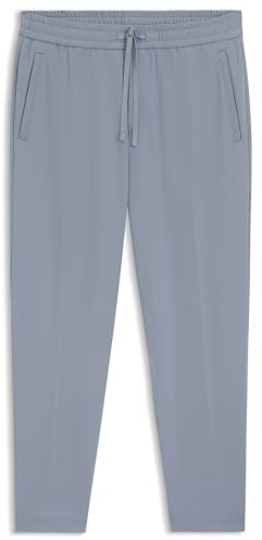 BOSS Hommes T Flex Pantalon Tapered en Tissu Stretch déperlant