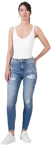 Miracle of Denim M.O.D Damen Jeans Suzy Skinny Fit (DE/NL/SE/PL, Bundweite & Schrittlänge, 30, 32, Cross Blue)