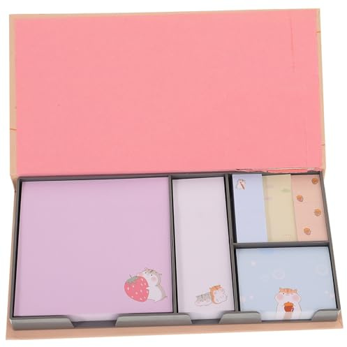 POPETPOP Bloc-notes Adhésives de Style Chinois Motif, Papier et Plastique, Facile à Coller, Écriture Lisse, pour Étude et École, Set 1 Pièce