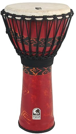 Toca Synergy Freestyle Djembe Red 12 Inches