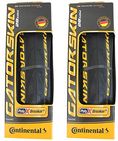 Continental GatorSkin DuraSkin Tire, 2-Count (Folding, 700 x 28mm), Black
