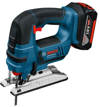 Bosch GST 18 V-Li - Sierra (Ión de litio, 18 V, 260 mm, 2.4 kg) Negro, Azul