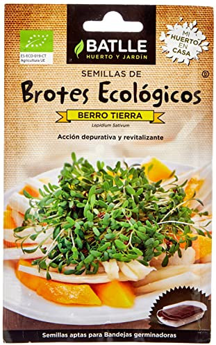 Semillas Batlle - Brotes Berro Tierra, Ecológicos