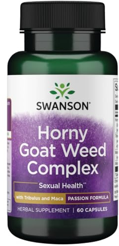 Swanson Horny Goat Weed Complex, 60 Capsules, 1 Pack