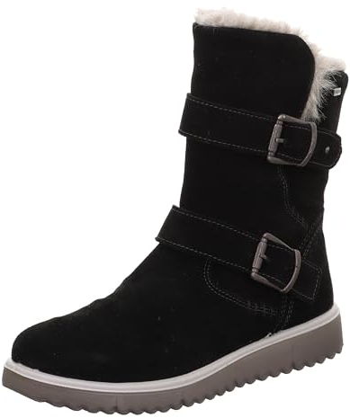 Superfit Mädchen Lora Warm Gefütterte Gore-tex Schneestiefel, Schwarz 0200, 38 EU