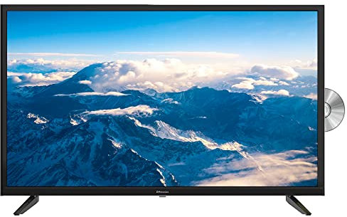 EMtronics 32 Inch HD Ready 720p LED TV with Built-in DVD Player and Freeview