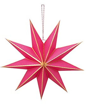 Pip Studio Christmas Star Paper Pink 60 cm