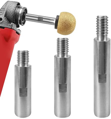 3Pcs M14 Extension Connecting Rod for Angle Grinder, M14 Rotary Extension Shaft Connector Adaptor Polishing Accessories 75/100/140mm,M14 Extension Shaft for Car Polishers,Car Care Accessories