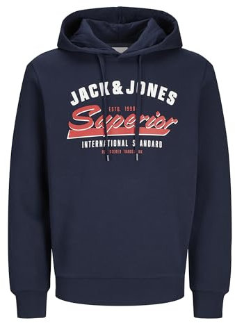JACK & JONES Male Kapuzenpullover Logo Kapuzenpullover