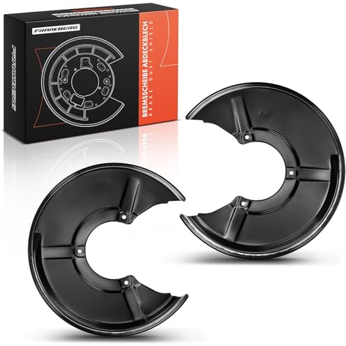 Frankberg 2x Placa de anclaje del disco de freno Trasera Izquierda Derecha Compatible con 80 8C B4 2.0L-2.8L 1991-1994 80 Avant 8C B4 2.0L 2.3L 1991-1995 A4 8D2 B5 1.8L-2.8L 1995-2001 8D0615611A