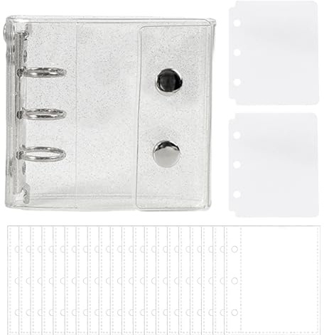 Transparent pärm | fotoalbum - kortsamlingsalbum, för studenter, lärare, professionella kontor administrativa personaladministrativa projektledare, skolmöten