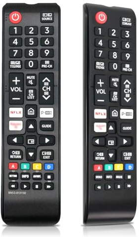Lot de 2 Télécommandes Universelles de Remplacement pour téléviseurs Samsung - Compatibles avec Tous Les Téléviseurs Samsung LED QLED SUHD UHD HDR LCD Frame 4K Smart TV