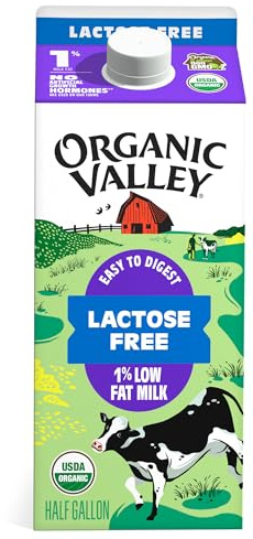 Organic Valley Ultra Pasteurized Lowfat Organic 1% Lactose Free Milk, 64 Fl.Oz