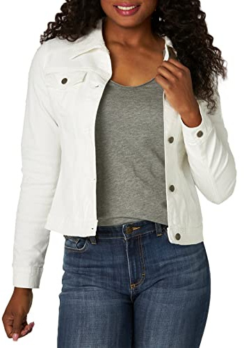 Riders by Lee Indigo Women's Denim Jacket, White, Medium
