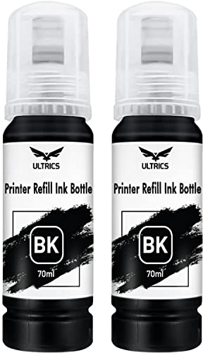 ULTRICS Printer Refill Ink, Universal Bulk Refillable Ink Kit for Refilling Ink Cartridges and CISS Systems Compatible with Epson Canon Brother Dell HP Lexmark Kodak Xerox (Black)