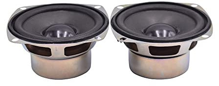 Altavoces de frecuencia completa de 3 pulgadas, 2 uds., bocina de altavoz de Audio de 4Ohm y 5W for unidad de altavoz satélite, altavoz DIY for cine en casa