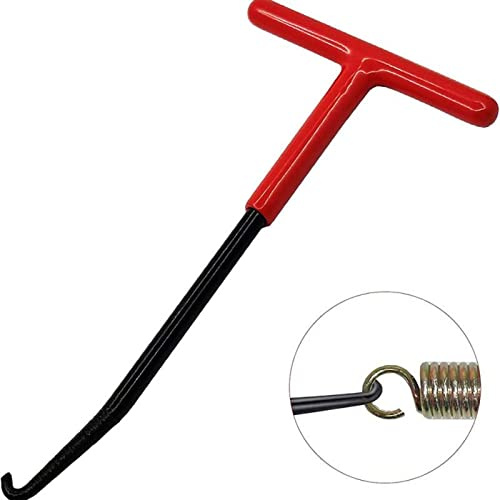 Avgassystem fjäderkrokar, motorcykel fjäderdragare, T-krok fjäderdragare, monteringskrok fjäderdragare, stålfjäderkrokar, fjäderdragare, studsmatta, verktyg för skoter, motorcykel, moped, 16 x 8 cm, 1