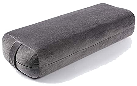 ISTOVO Yoga Bolster Kissen für und UnterstüTzung-Rechteckiges Yoga Kissen Yoga ZubehöR Aus der Waschbar