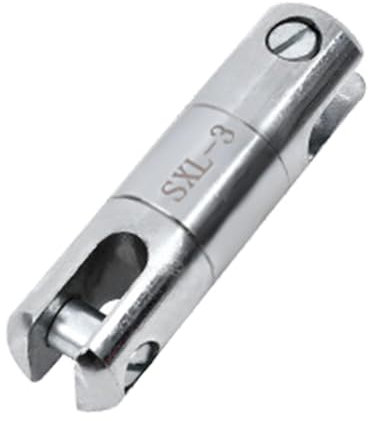 Remolino de cable – Remolinillo con rodamiento de alambre, cordón con eslabones, articulación giratoria de metal, resistente a la deformación, articulación giratoria de cable para poleas y tractores