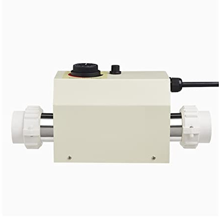 Poolvärmare, 1kW/2kW/3KW poolvärmare badkar värmare termostat liten justerbar temperatur hem termostat utomhus SPA(2KW)