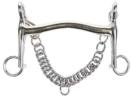 HKM Kandare-9907 silber 15,5 cm