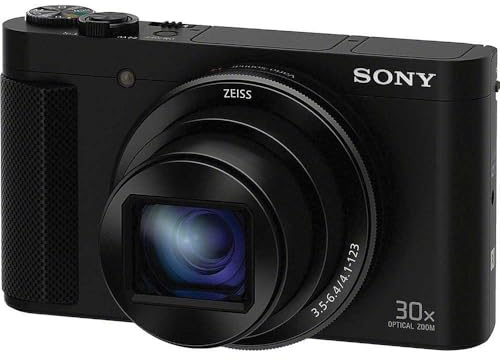 Sony HX90V High Zoom Digital Compact Camera (18.2 MP, 24-720mm 30 X Optical Zoom, GPS, Wi-Fi, 180 Degrees Tilt-able LCD Screen and Electronic View Finder) (DSC-HX90V, UK version) (Renewed)