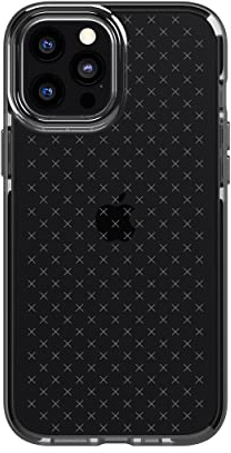 tech21 Evo Check for Apple iPhone 12 Pro Max 5G - Germ Fighting Phone Case with 12 ft. Drop Protection, Black