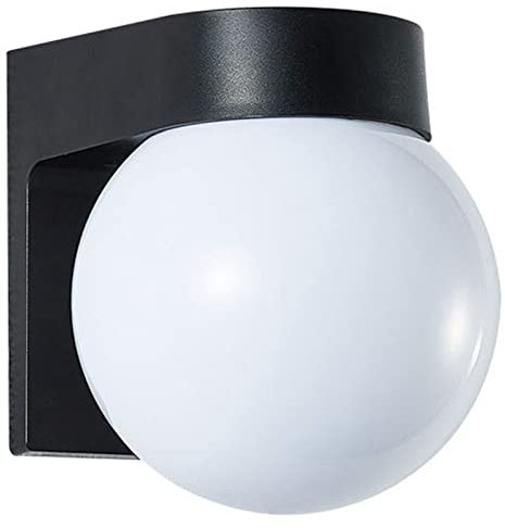 Aplique de Pared para Exteriores, Lámpara con Base de Plástico para PC, Lámpara Impermeable para Montaje en Pared Exterior, Accesorio de Iluminación, Candelabros