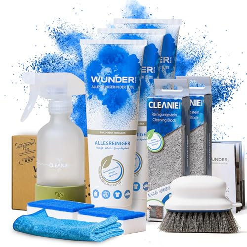 Cleaniewonder - Nettoyant Universel Ultra Concentré - Jusqu'à 200L de Solution Nettoyante - Pack Complet avec Accessoires - Produit Ménager Polyvalent, Zéro Odeur, Écologique et Sûr