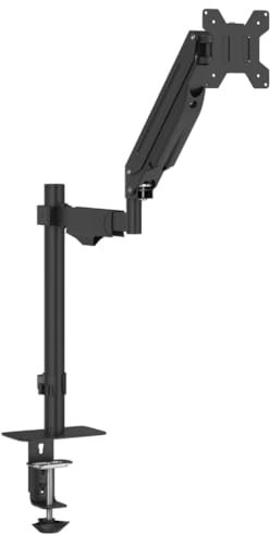 vidaXL Bordsfäste för 27 tums skärm max gasfjäder 10 kg, skärmstativ, monitorfästen, skrivbordsfäste, monitorfäste, monitorstativ