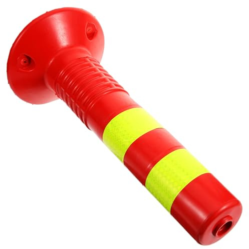 Ciieeo Barrière De Stationnement PU Poteau De Sécurité Résistant Chocs Et Intempéries pour Allée Parking Extérieur Bollard Anti-Collision