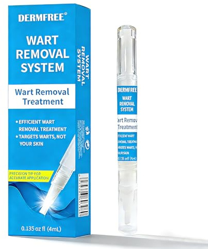 Crème D'élimination des Verrue Plantaire, Stylo anti-verrues pour le corps et les mains — Soin Doux et Sécuritaire pour Tous Types de Peau, 4ML