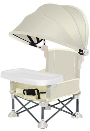 Chaise Portable Pour Bébé Repas Siège Enfant Extérieur Plateau Amovible