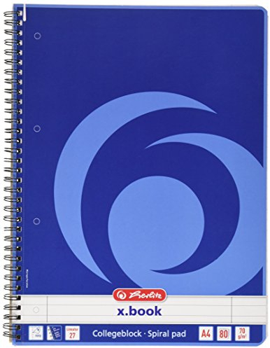 Herlitz Collegeblock A4, 80 Blatt