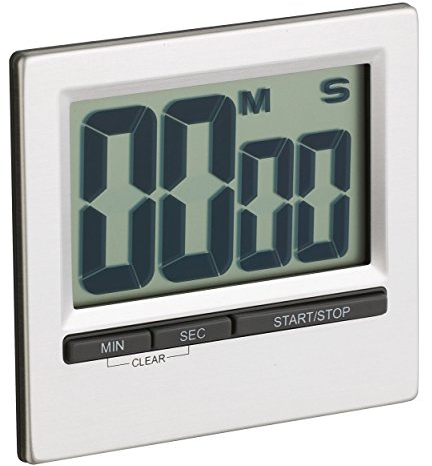 KitchenCraft Easy-Read 1-Minute Large Digital Kitchen Timer