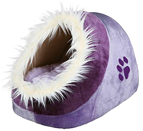 Trixie Abri Douillet Minou 35 × 26 × 41 cm Mauve/Violet pour Petit Chat/Chien