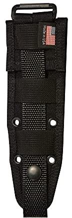 ESEE Knivesa Izula und Candiru MOLLE Back (Schwarz)