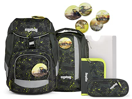 ergobag Kinder Erg-set-001-9z7 clothing, MähdreschBär - Grau, Einheitsgröße EU