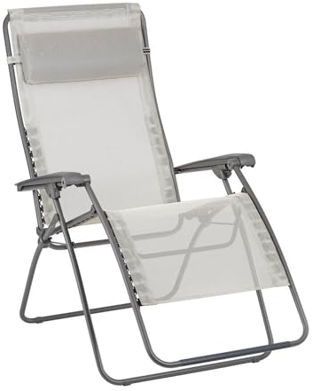 Lafuma Relax Sessel ohne Schwerkraft – XL RSXA Clip XL Batyline® Iso Beige Seigle