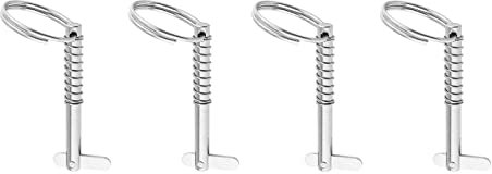 Lot de goupilles de serrage rapide en acier inoxydable Bimini Accessoires pour bateaux Construction navale